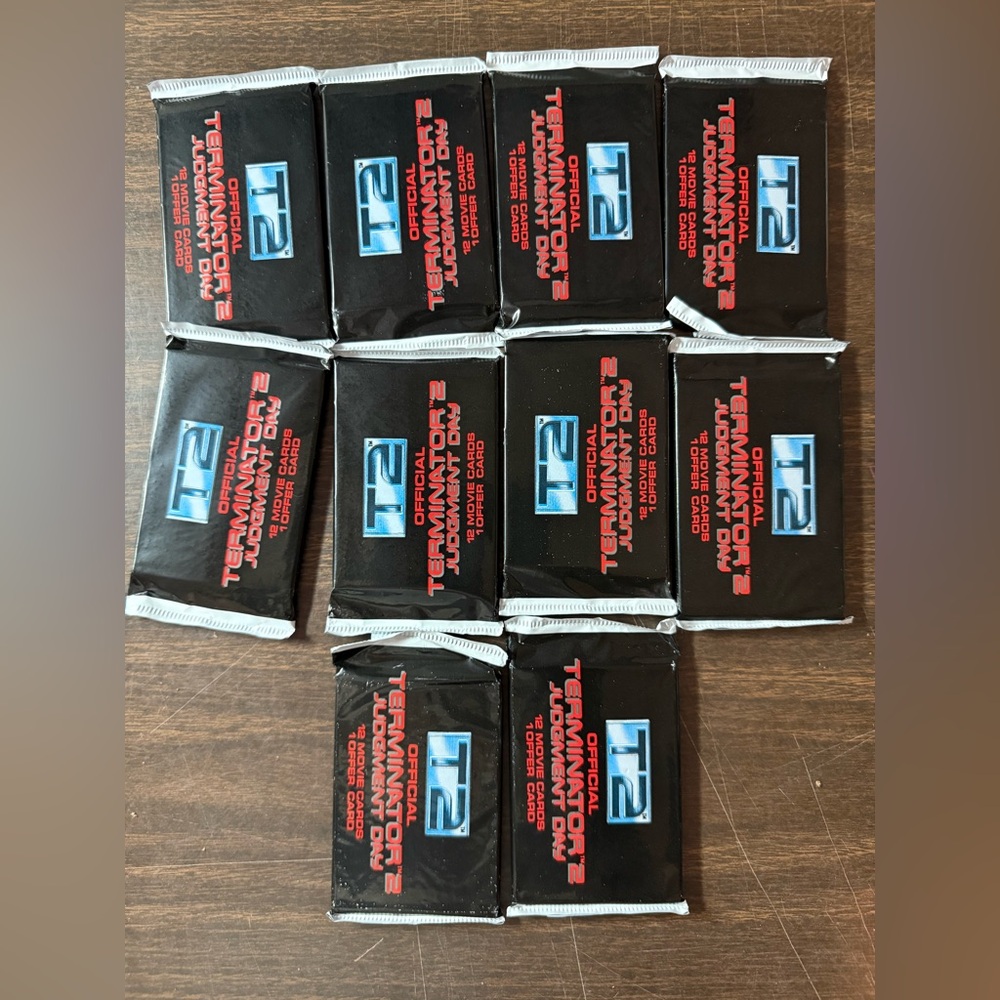 10 Pack Lot 1991 Impel T2 Terminator 2 Judgment Day Vintage Movie Cards sealed
